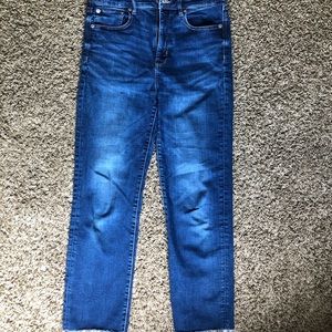 American Eagle Slim Straight Crop, size 8
